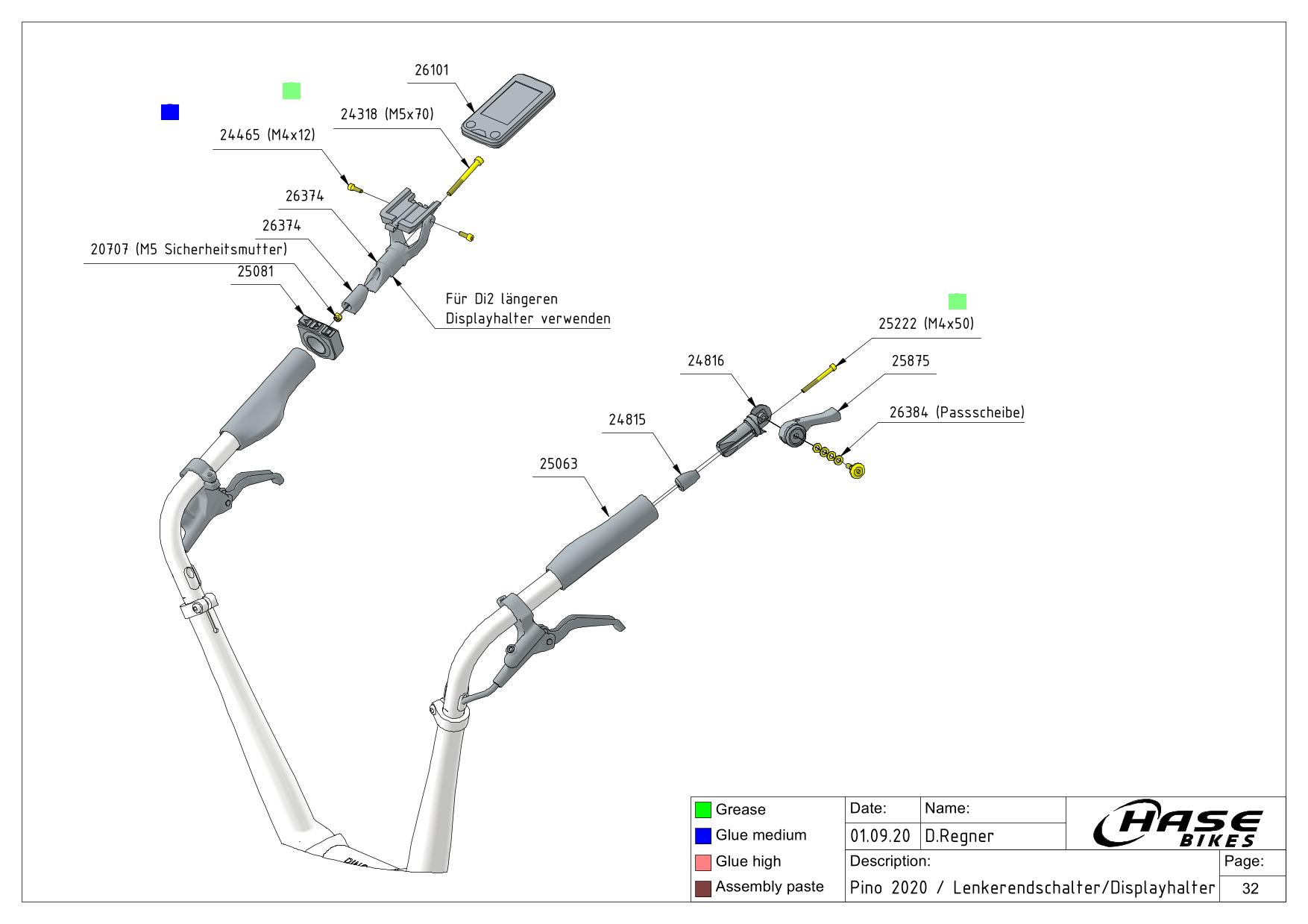 Lenkerendschalter / Displayhalter