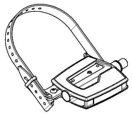 Pédales avec sangle de talon Kettwiesel Trikes