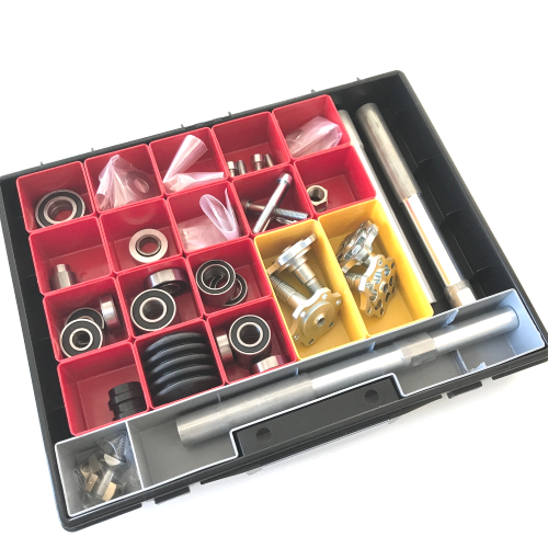 Tacklebox Lager und Achsen
