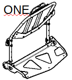 Roller Rack Trolley mit Teleskopgriff / Boden hochklappbar / max. Zuladung 25 kg / Kettwiesel ONE