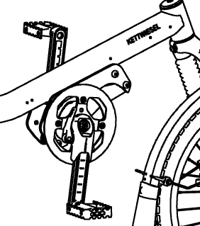 ohne Motor, Ausstattung mit Vierkant-Tretlager und verstellbaren Kurbeln 65-165mm