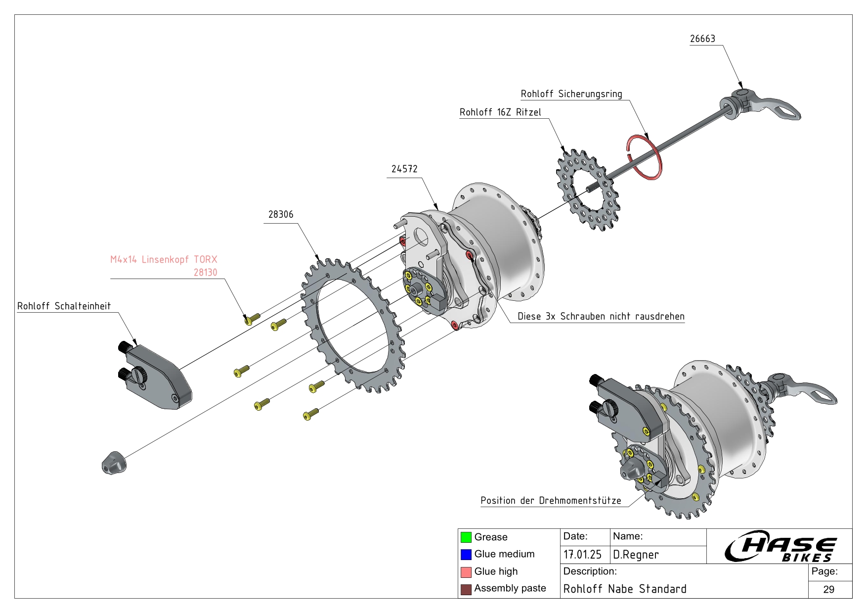 Rohloff Nabe Standard