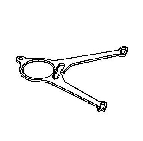 Kettenrohrhalter klemmbar zweiarmig