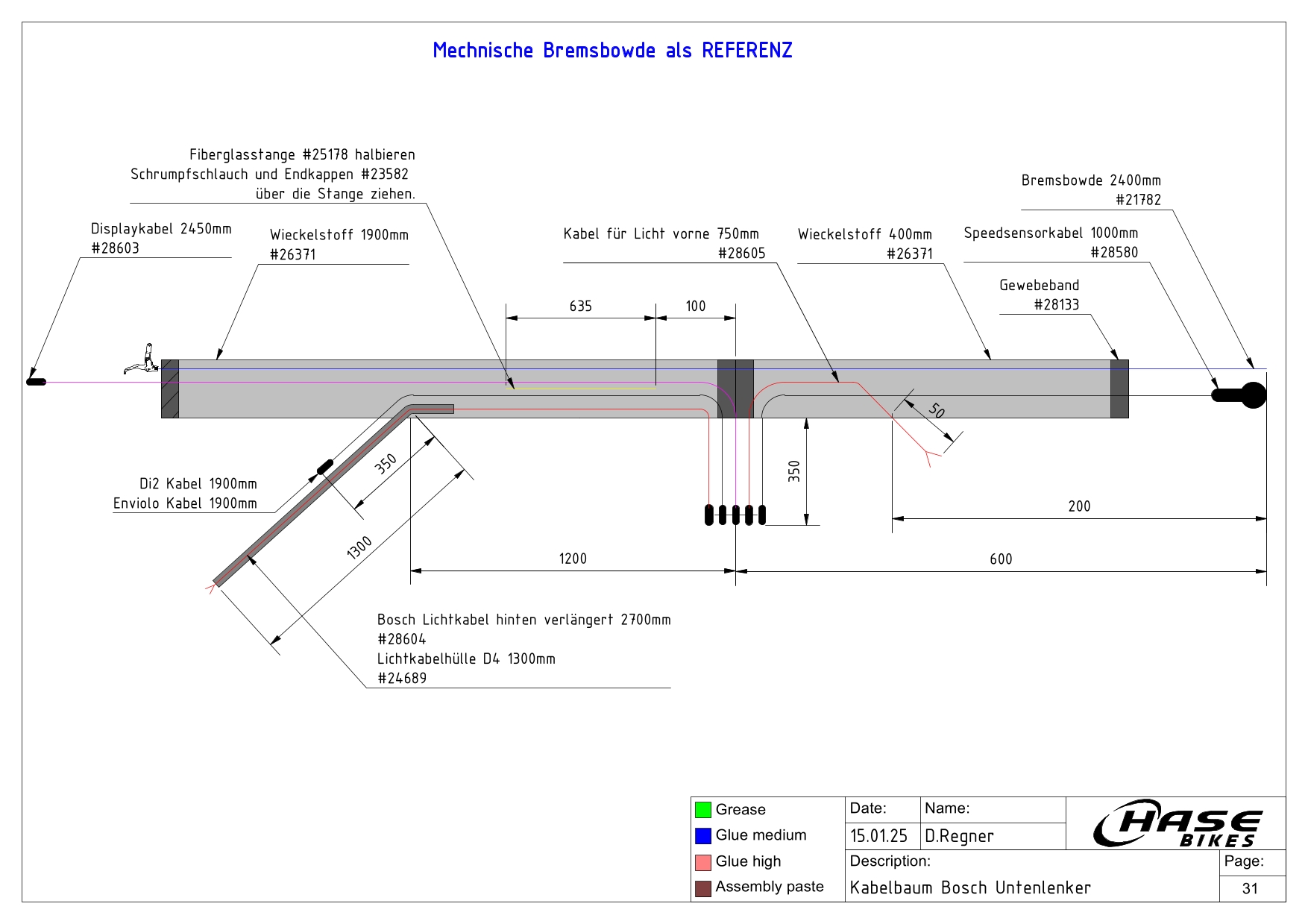 Kabelbaum Bosch Untenlenker